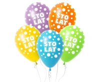 Balony Sto Lat, 12 cali/ 5 szt.